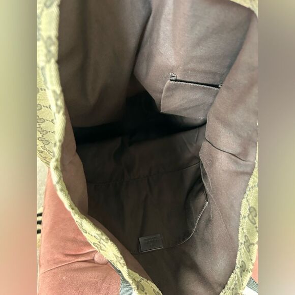 Gucci GG Canvas Web Tote EUC - Picture 7 of 13